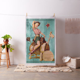 Tela La Vintage Chica Occidental Sittin Bonito -Lg. Imp