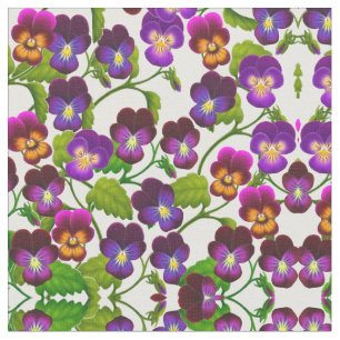 Tela La viola del pensamiento del jardín florece la
