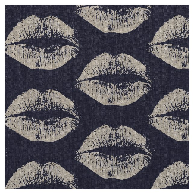 Tela Labios blancos #8 (Retal)
