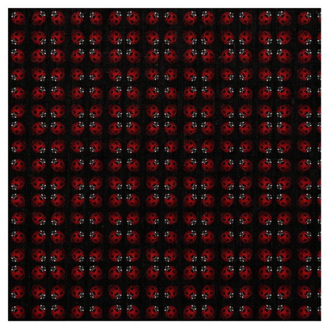 Tela Ladybug Art Fabric Ladybird Fabric Cotton o Poly (Retal)