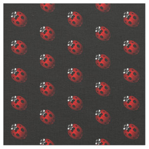 Tela Ladybug Art Fabric Ladybird Fabric Cotton o Poly
