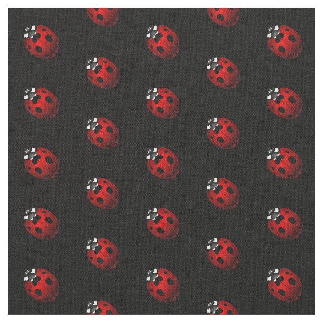 Tela Ladybug Art Fabric Ladybird Fabric Cotton o Poly (De cerca)