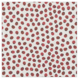 Tela Ladybug Rojo Moderno por todas partes