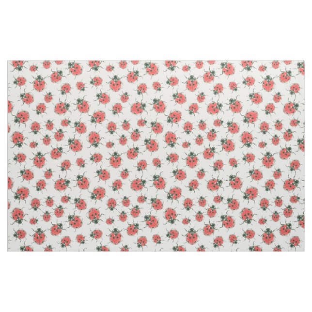 Tela Ladybugs ("Cuarto gordo" (fat quarter))