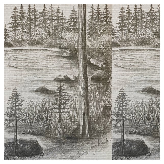 Tela Lago Olive (Retal)