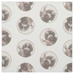 Tela Lagotto Romagnolo Pintura Cute Original Perro Arte