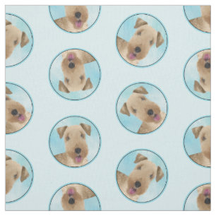 Tela Lakeland Terrier Pintura Cuta Original Perro Arte