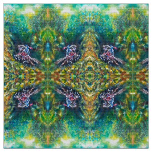 TELA LANCELOT DE NOCHE, CABALLO EN BOSQUE VERDE