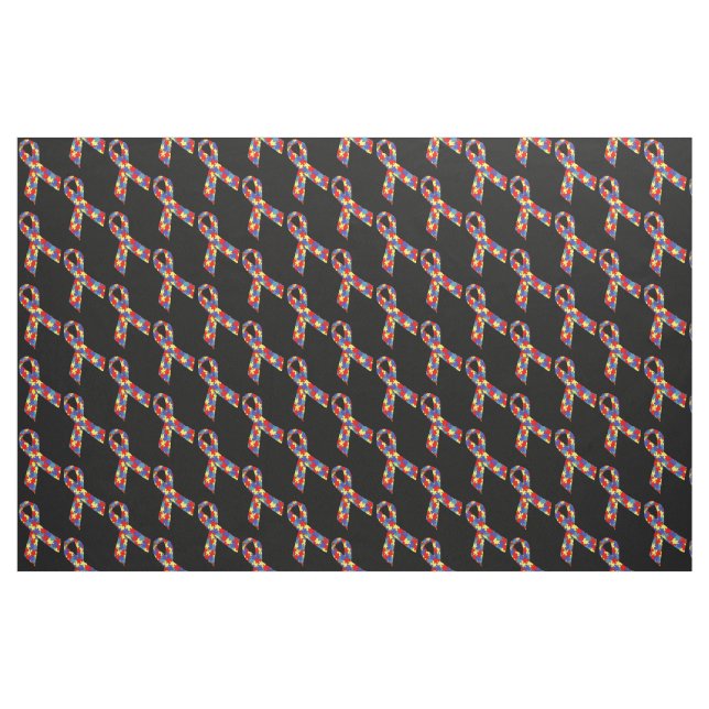 Tela Las cintas del rompecabezas tejaron el modelo ("Cuarto gordo" (fat quarter))