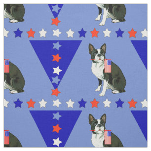 Tela Las Estrellas del Terrier de Boston