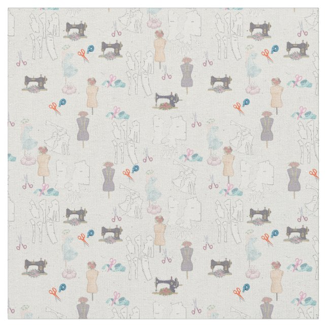 Tela Las herramientas de diseño de moda (De cerca)