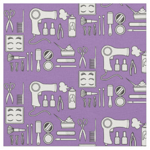 Tela Las herramientas de la peluquería de belleza cubr