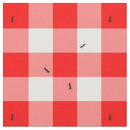 Tela Las hormigas en la guinga comprueban de tamaño