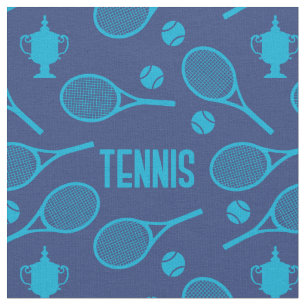 Tela Las raquetas azules de tenis en la marina - person