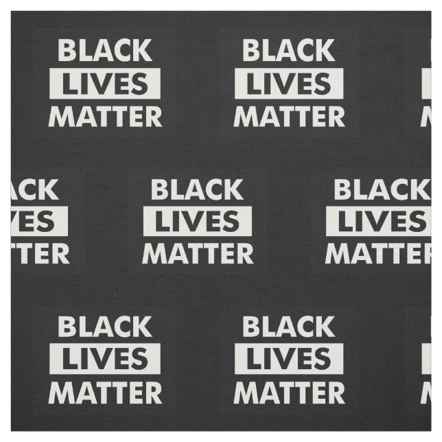 Tela Las vidas negras importan el tejido (Retal)