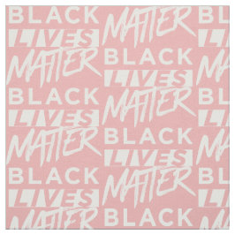 Tela Las vidas negras importan Rubor Rosa Gold
