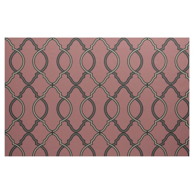 Tela Latencia de patrón geométrico ("Cuarto gordo" (fat quarter))