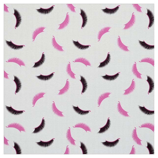 Tela Latidos con un patrón de purpurina rosa (Retal)