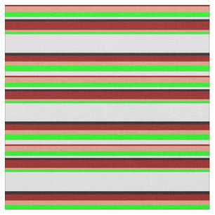 Tela Lavanda, cal, salmón oscuro, rojo oscuro y negro