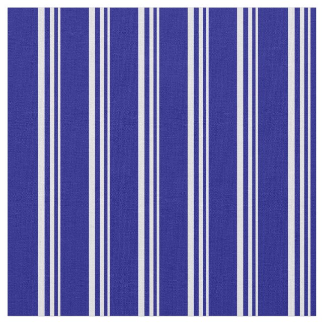 Tela Lavanda y líneas azules (De cerca)