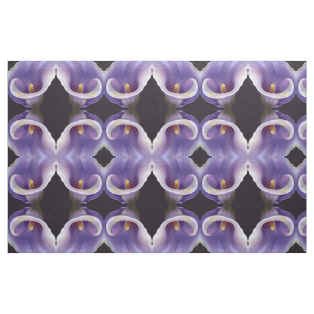 Tela Lavender Calla Lily ("Cuarto gordo" (fat quarter))