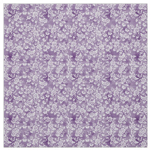 Tela Lavender Purple Floral Gingham