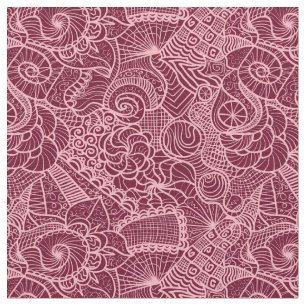 Tela Lazo floral rosa
