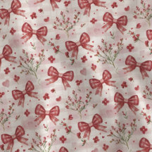 Lazos rojos de moda Patrón floral de gingham Cotta