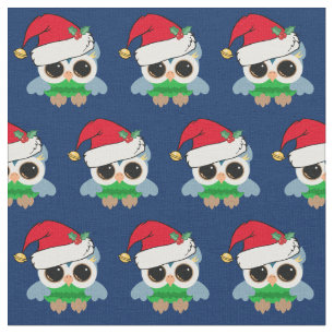 Tela Lechuza de Navidades