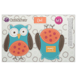 Tela Lechuza de rebanada de corte y apertura - Proyecto