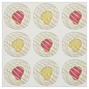 Tela Lemon Cherry Daniels Desayuno Pastel dulce