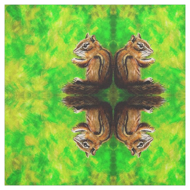 Tela Lemon Lime Chipmunk (Retal)