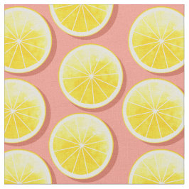 Tela Lemon Slices en rosa