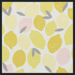 Tela Lemonade rosa<br><div class="desc">Diseño moderno y colorido de limoneros en tonos rosas y amarillos. | Diseño de Shelby Allison.</div>