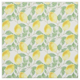 Tela Lemones Y Flores