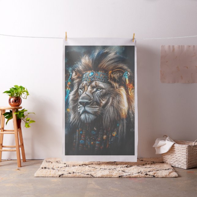 Tela León con cubierta artística mágica (In Situ)