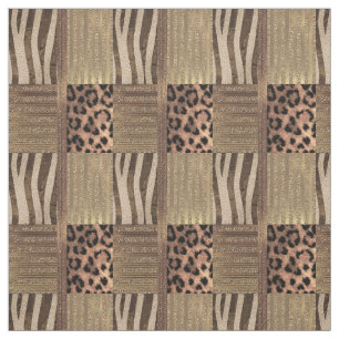 Tela Leona Dorada Glam Safari Chic Moderno Jungla Fiest