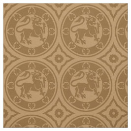 Tela Leones medievales, Caramel quemado