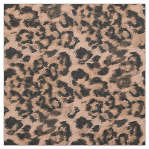Tela Leopardo - huella animal manchada