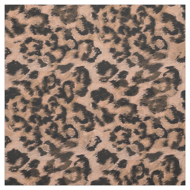 Tela Leopardo - huella animal manchada (Retal)
