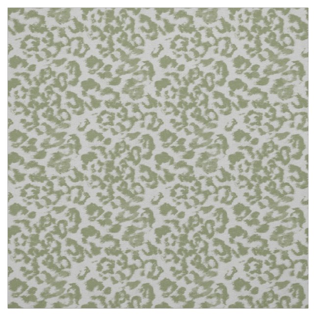 Tela leopardo manchado gris oliva (Retal)