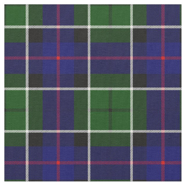 Tela Leslie Tartan Print (De cerca)