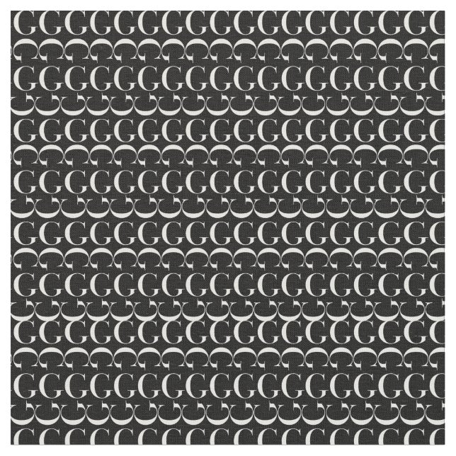 Tela Letra inicial monograma G (De cerca)