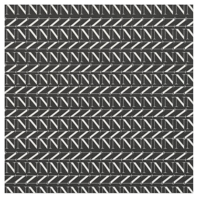 Tela Letra inicial monograma N (De cerca)