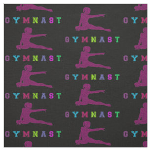 Tela Letras Coloridas de Gimnasia