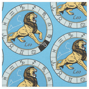 Tela letrero leo astrológico zodiaco