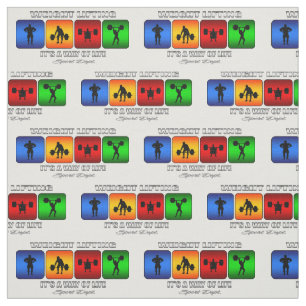 Tela Levantamiento de pesas fresco es una manera de