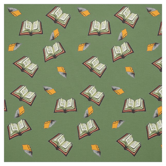 Tela ¡Libros de vuelo! (Retal)