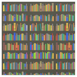 Tela Libros y librerías Diseño Fabric