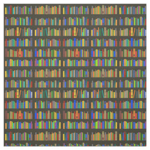 Tela Libros y librerías Diseño Fabric